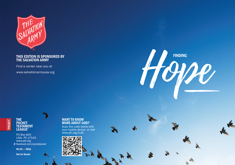 Finding Hope (Custom Gospel - The Salvation Army) Gospel front and back cover spread.