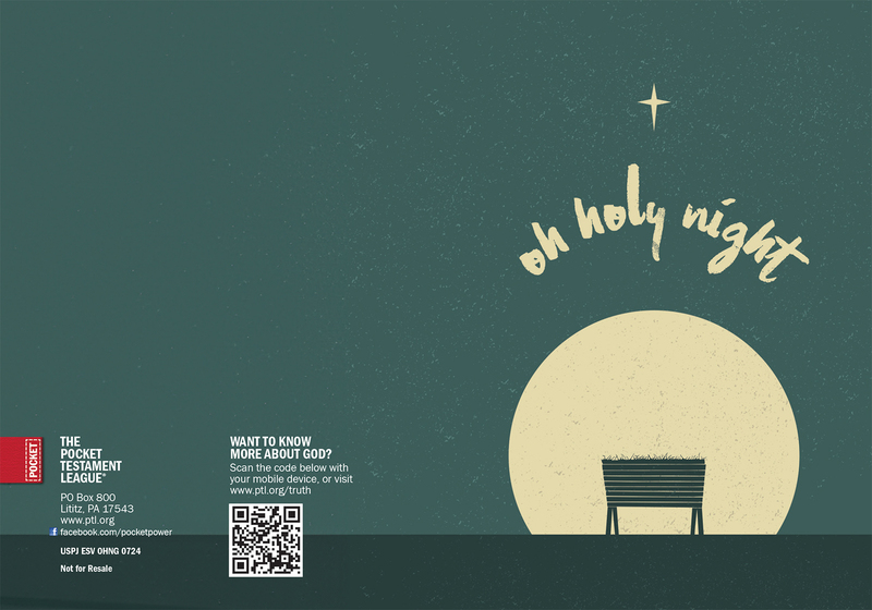 Oh Holy night Gospel front and back cover spread.