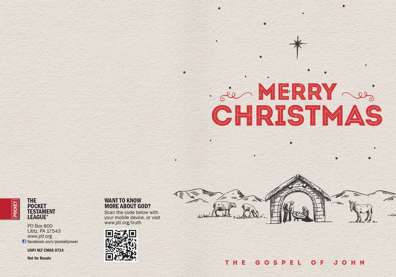 Merry Christmas Gospel front and back cover spread.