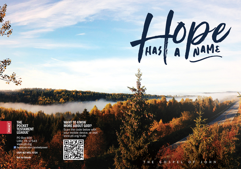 Hope has a Name Gospel front and back cover spread.