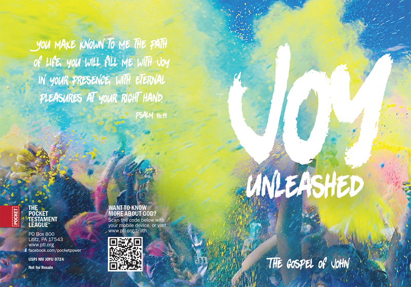 Joy Unleashed Gospel front and back cover spread.