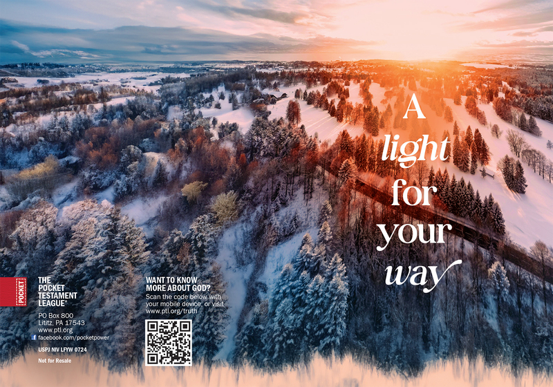 A light for Your Way Gospel front and back cover spread.