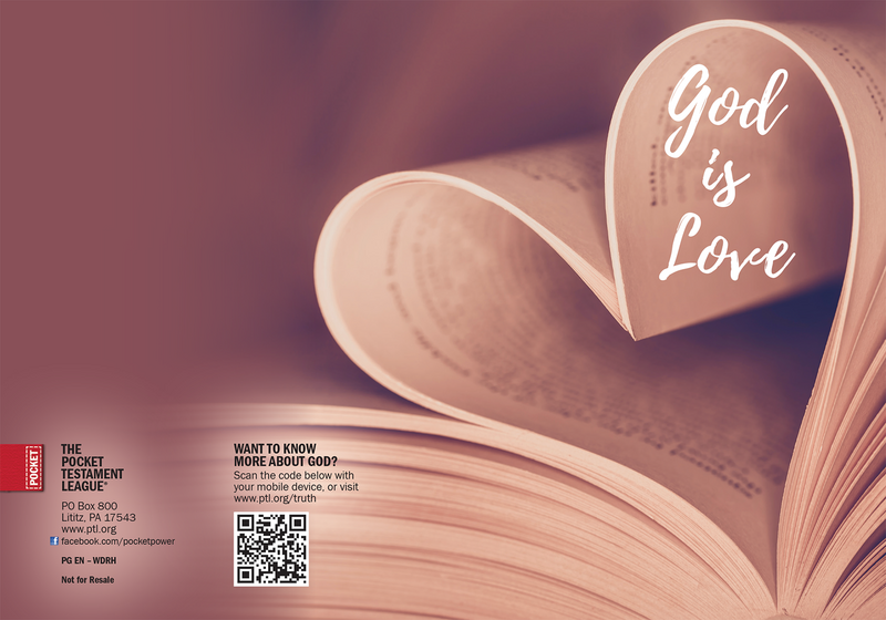 God Is Love Gospel front and back cover spread.