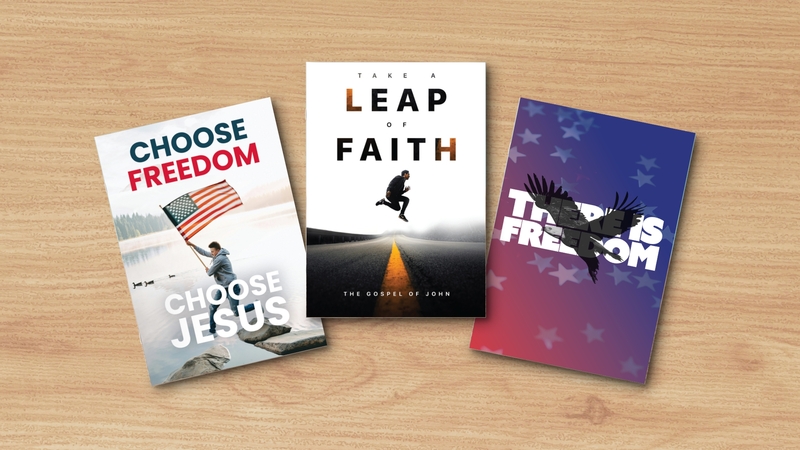 Faith and Freedom Kit Gospel front and back cover spread.