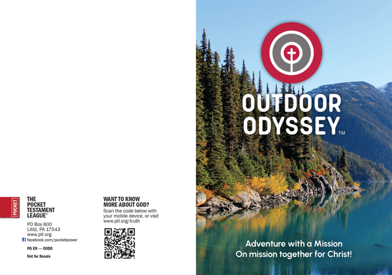 Outdoor Odyssey Gospel front and back cover spread.