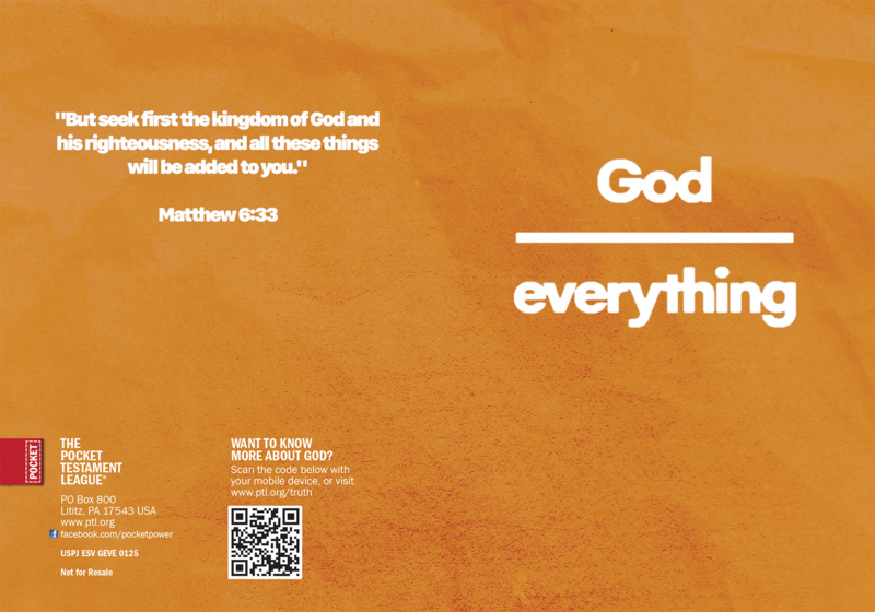 God Over Everything Gospel front and back cover spread.