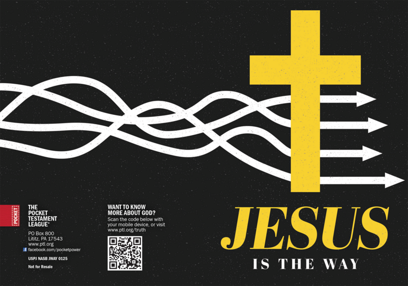 Jesus is the Way Gospel front and back cover spread.