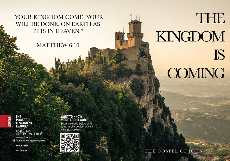 The Kingdom is Coming Gospel front and back cover spread.