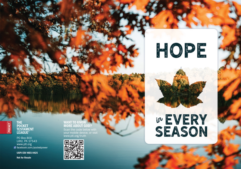 Hope in Every Season Gospel front and back cover spread.
