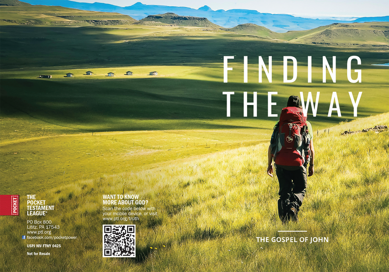 Finding the Way Gospel front and back cover spread.