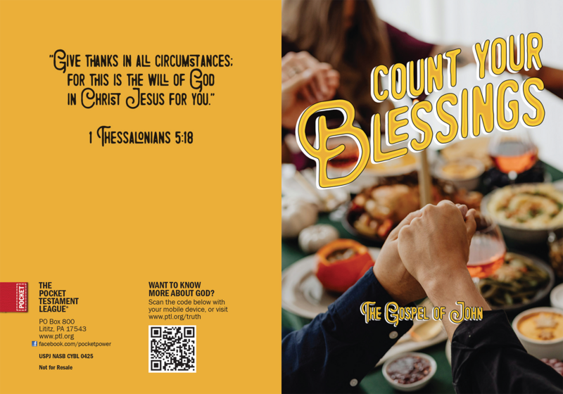 Count Your Blessings Gospel front and back cover spread.