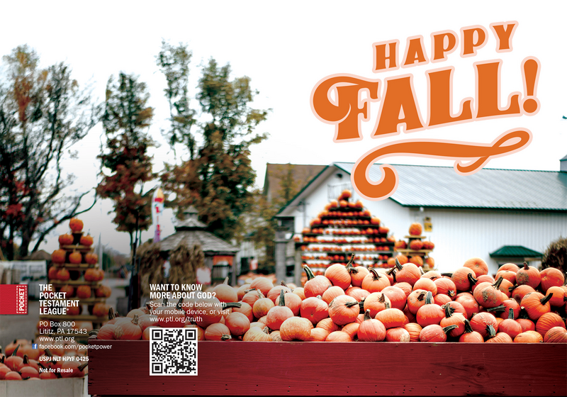 Happy Fall Gospel front and back cover spread.