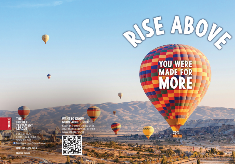 Rise Above Gospel front and back cover spread.