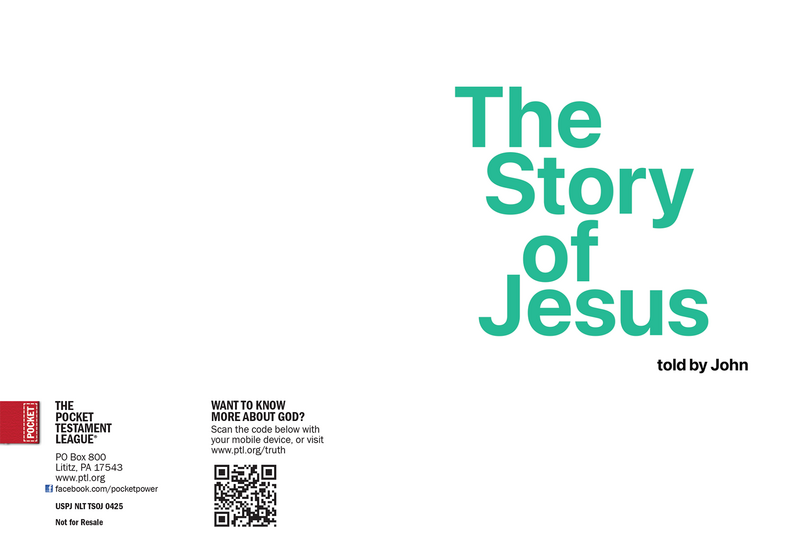 The Story of Jesus Gospel front and back cover spread.