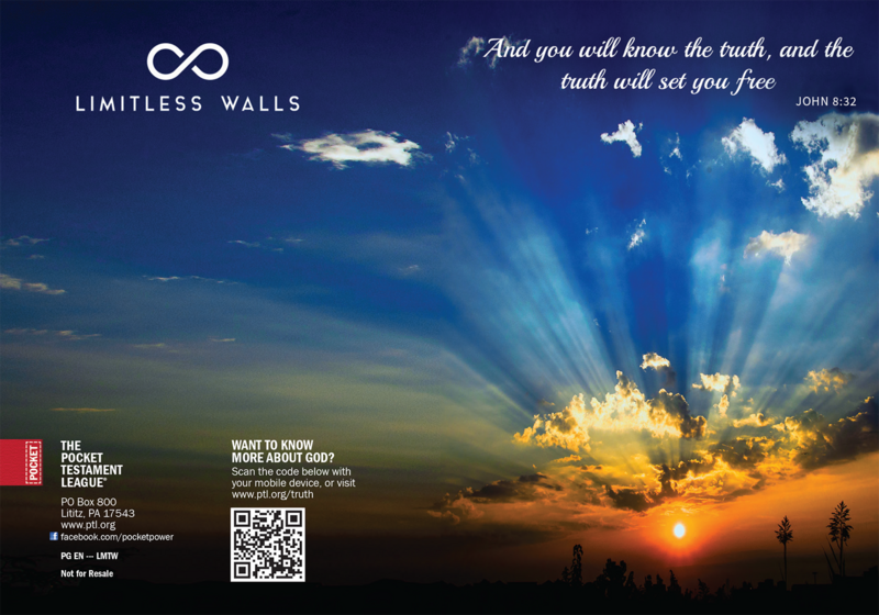 Limitless Walls | Custom Gospel Gospel front and back cover spread.