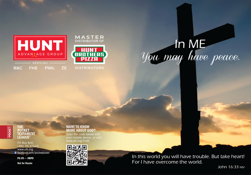 In ME You May Have Peace | Custom Gospel Gospel front and back cover spread.