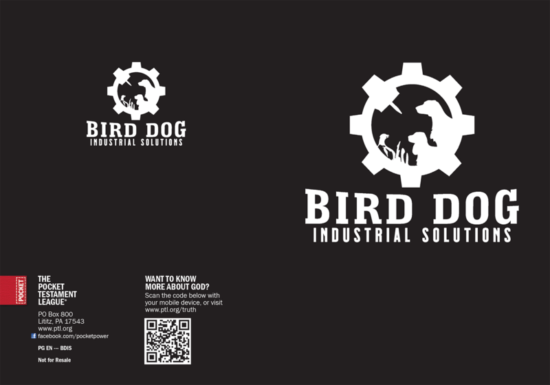 Bird Dog Industrial Solutions | Custom Gospel Gospel front and back cover spread.
