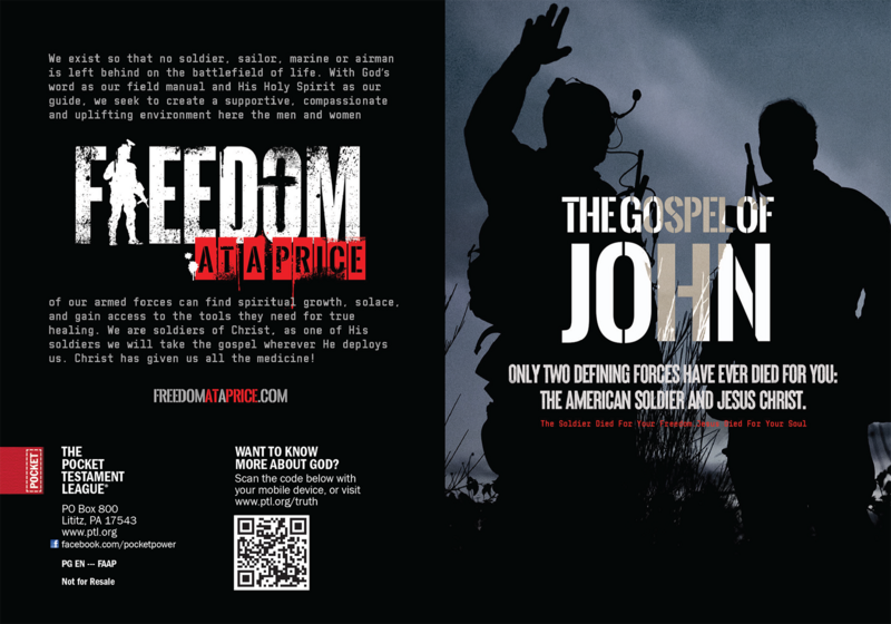 The Gospel of John | Custom Gospel Gospel front and back cover spread.