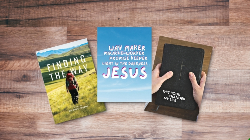 The Way Kit Gospel front and back cover spread.