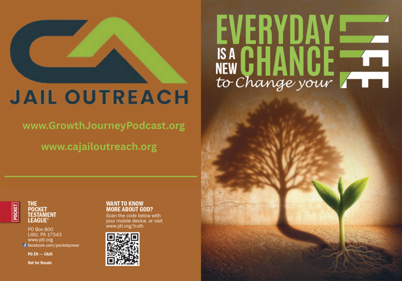 Everyday Is A New Chance To Change Your Life | Custom Gospel Gospel front and back cover spread.
