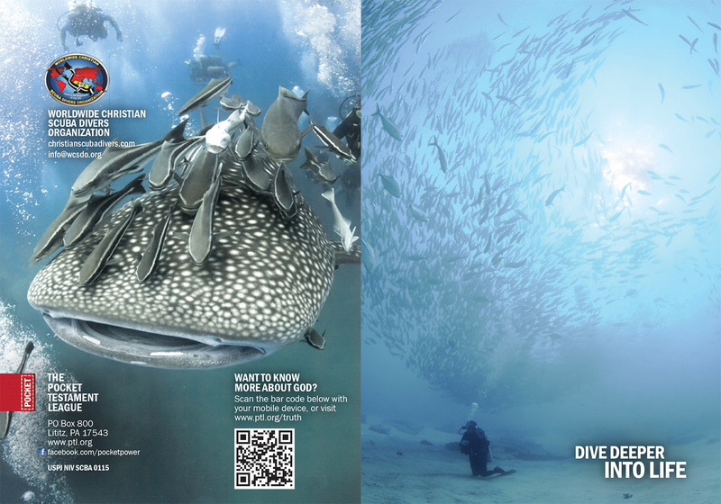 Dive Deeper Into Life | Custom Gospel Gospel front and back cover spread.