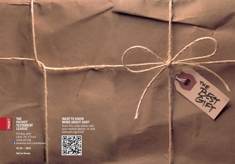 The Best Gift | Custom Gospel Gospel front and back cover spread.