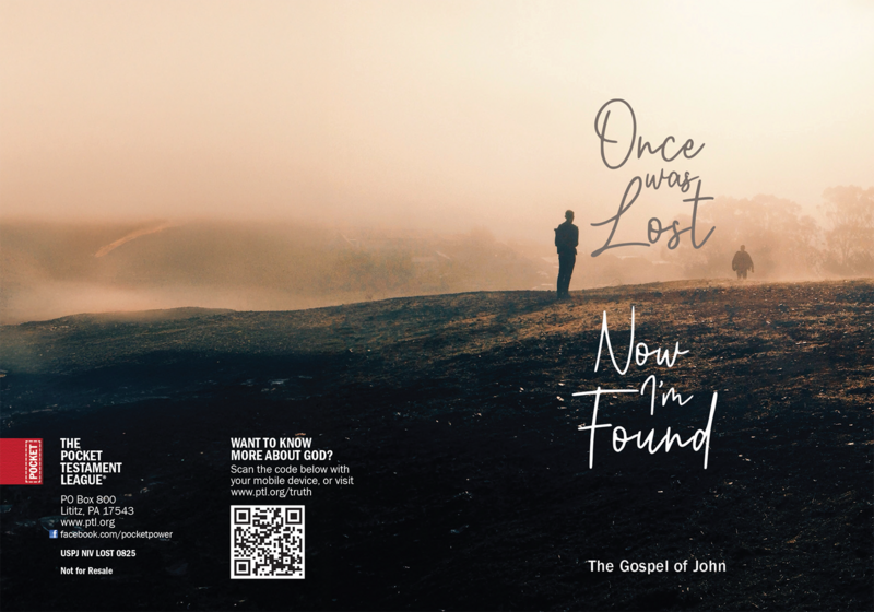 Once Was Lost - Now I'm Found Gospel front and back cover spread.