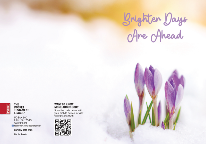 Brighter Days Are Ahead Gospel front and back cover spread.