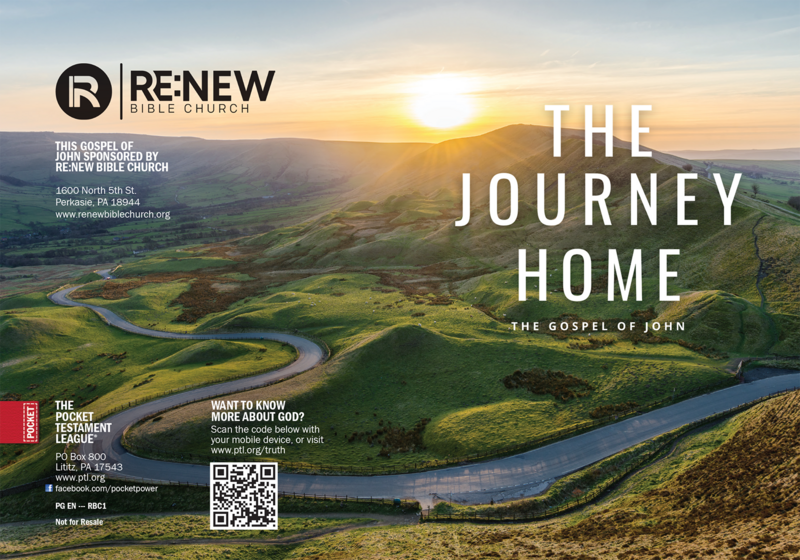 The Journey Home | Custom Gospel Gospel front and back cover spread.