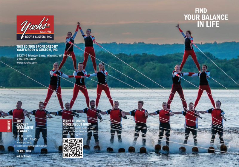 Find Your Balance In Life | Custom Gospel Gospel front and back cover spread.