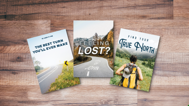Path to Purpose Kit Gospel front and back cover spread.