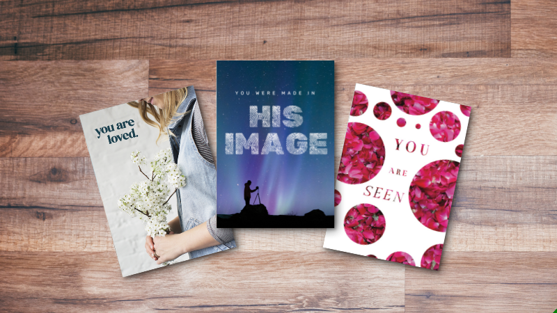 Identity in Christ Kit Gospel front and back cover spread.