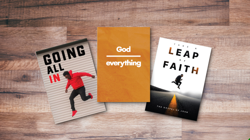 Bold Faith Kit Gospel front and back cover spread.