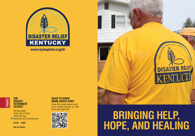Bringing Help, Hope and Healing | Custom Gospel Gospel front and back cover spread.