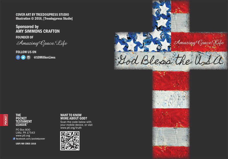 God Bless the USA | Custom Gospel Gospel front and back cover spread.
