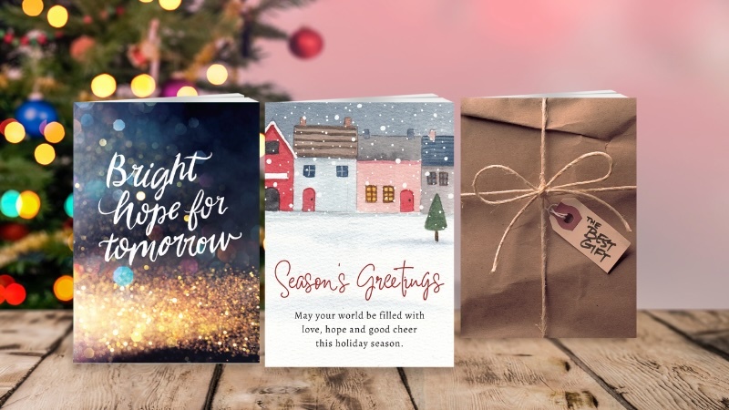 Christmas Kit Gospel front and back cover spread.