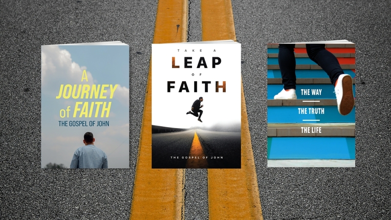 Walk of Faith Kit Gospel front and back cover spread.