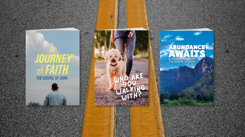 Walk of Faith Kit Gospel front and back cover spread.