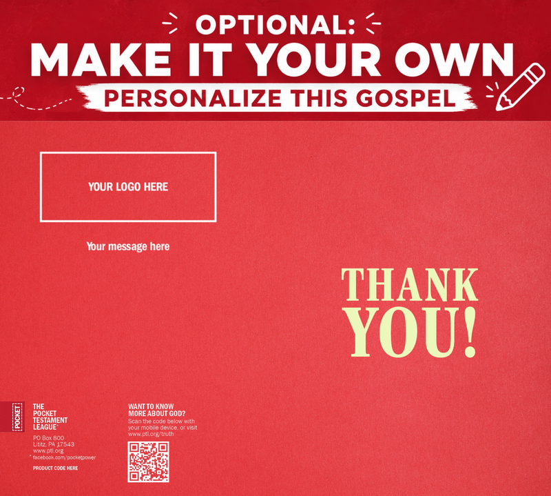 Thank you Gospel front and back cover spread.