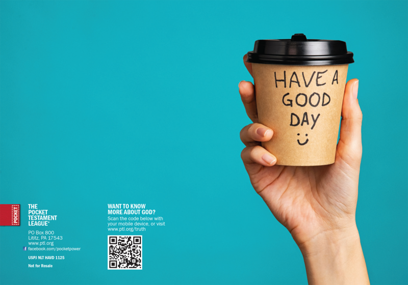 Have a Good Day Gospel front and back cover spread.