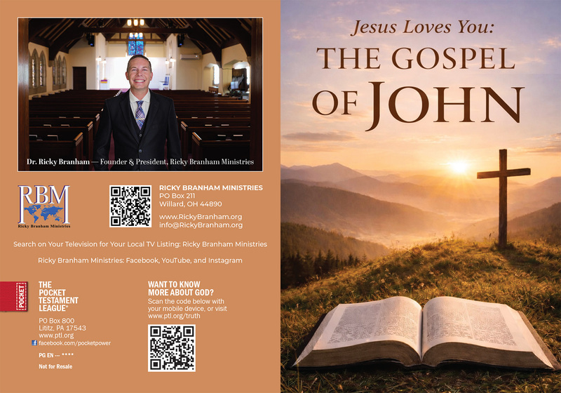 Jesus Loves You: The Gospel of John Gospel front and back cover spread.