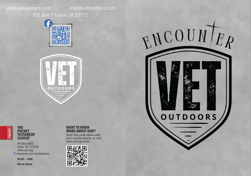 Vet Outdoors Gospel front and back cover spread.