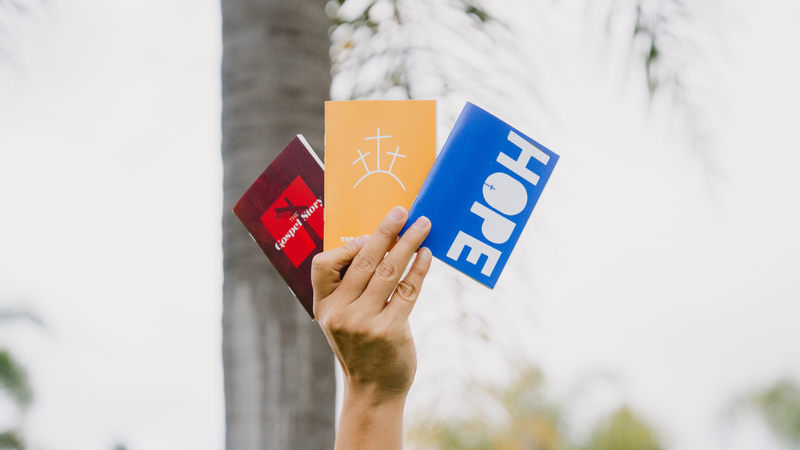 Easter Kit Gospel front and back cover spread.