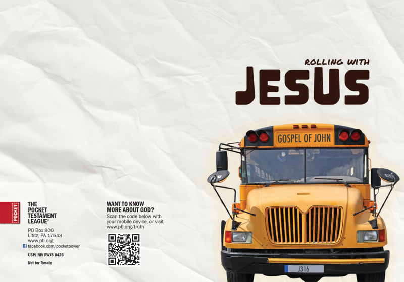 Rolling with Jesus Gospel front and back cover spread.