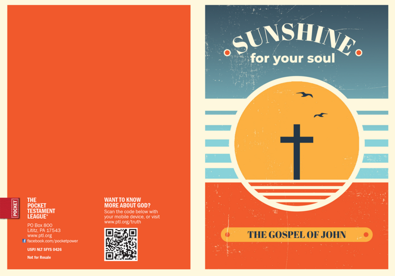 Sunshine for Your Soul Gospel front and back cover spread.