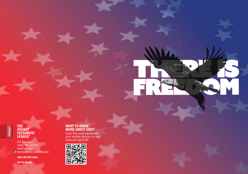 There is Freedom Gospel front and back cover spread.