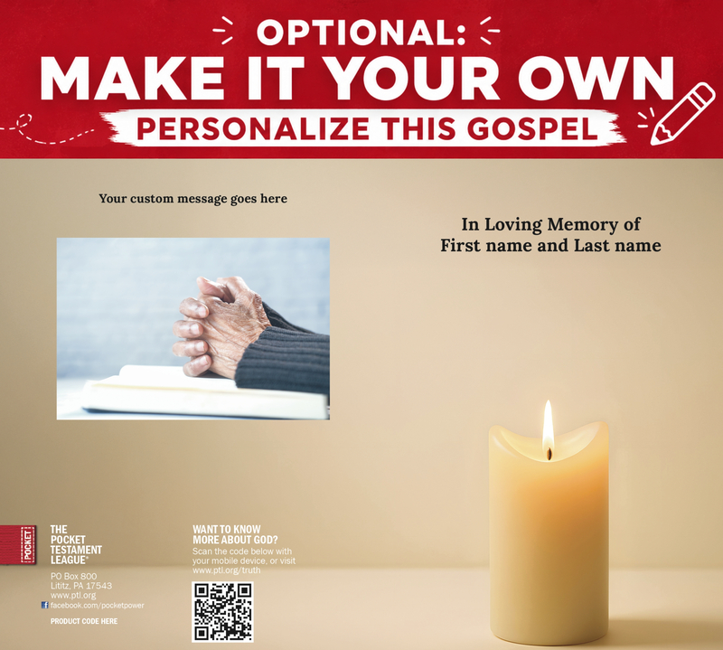 In Memory Gospel front and back cover spread.