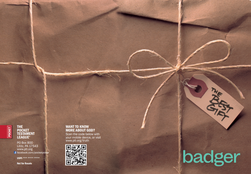 Badger CPA | Custom Gospel Gospel front and back cover spread.