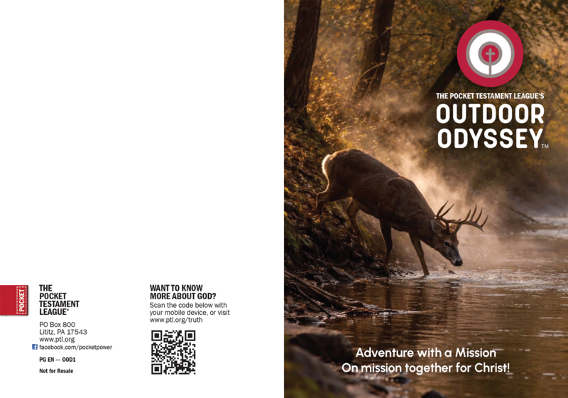 Outdoor Odyssey | Custom Gospel Gospel front and back cover spread.
