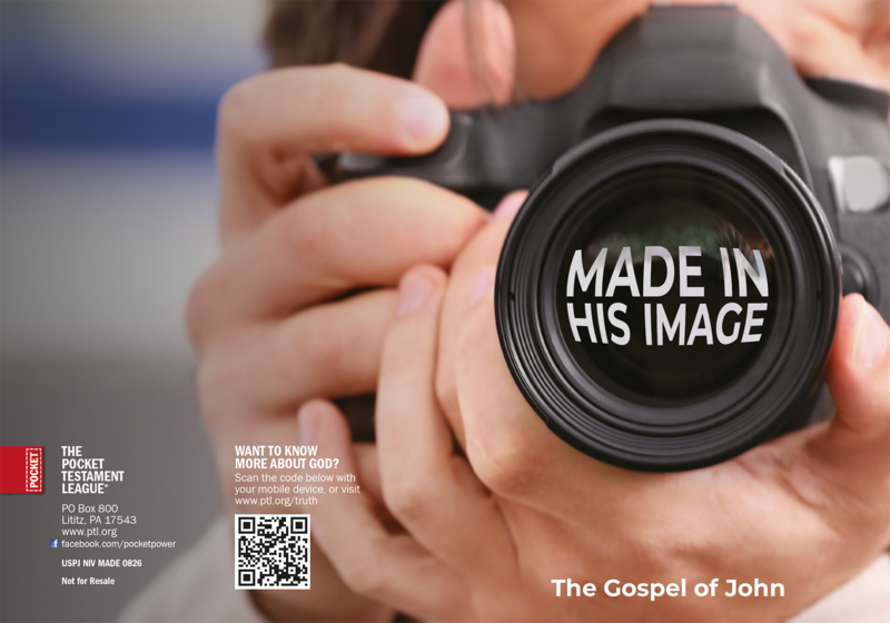 Made in His Image Gospel front and back cover spread.